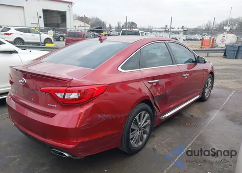 2016 Hyundai Sonata Sport из США, поврежденный, VIN 5NPE34AF5GH396091